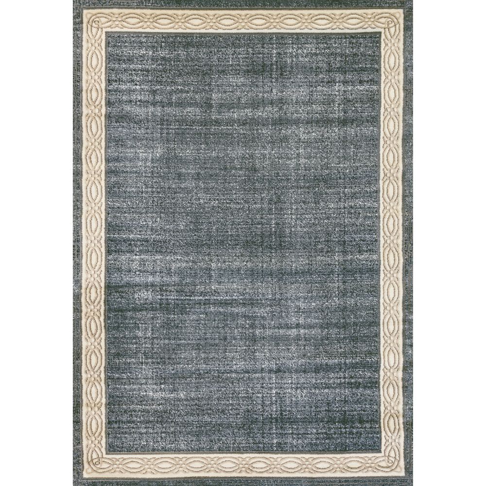 Dynamic Rugs 1770-590 Yazd 3.3 Ft. X 5.3 Ft. Rectangle Rug in Blue/Grey